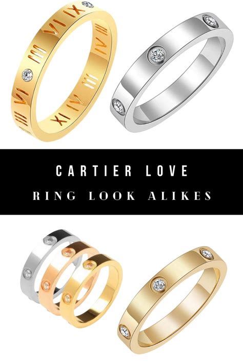 love cartier ring replica|cartier love ring look alike.